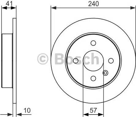 BOSCH 0 986 479 918 - Bremžu diski www.autospares.lv