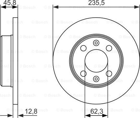 BOSCH 0 986 479 913 - Bremžu diski www.autospares.lv