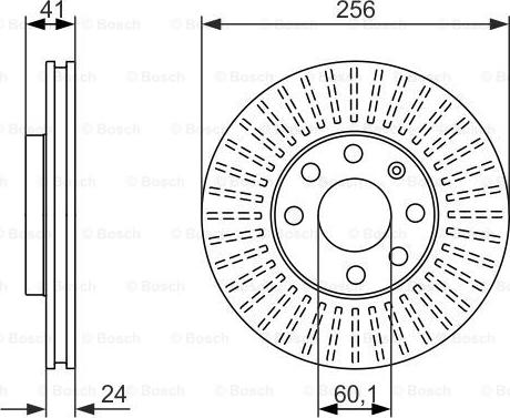 BOSCH 0 986 479 917 - Bremžu diski www.autospares.lv