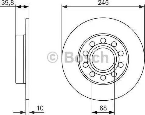 BOSCH 0 986 479 925 - Bremžu diski www.autospares.lv