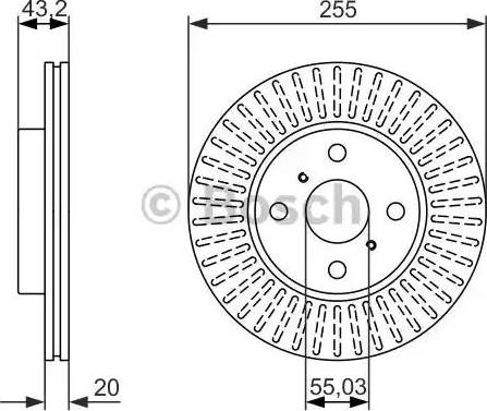 BOSCH 0 986 479 927 - Bremžu diski www.autospares.lv