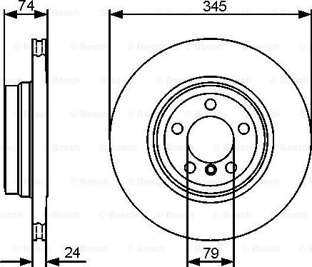 BOSCH 0 986 479 440 - Bremžu diski www.autospares.lv