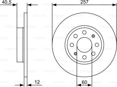 BOSCH 0 986 479 402 - Bremžu diski www.autospares.lv