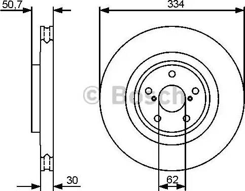 BOSCH 0 986 479 433 - Bremžu diski www.autospares.lv