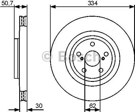 BOSCH 0 986 479 426 - Bremžu diski www.autospares.lv