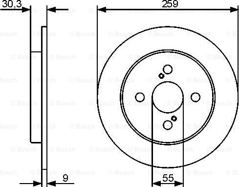 BOSCH 0 986 479 420 - Bremžu diski www.autospares.lv