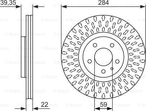 BOSCH 0 986 479 588 - Bremžu diski www.autospares.lv