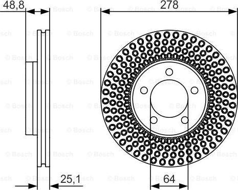 BOSCH 0 986 479 699 - Тормозной диск www.autospares.lv