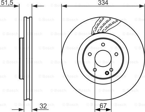 BOSCH 0 986 479 650 - Bremžu diski www.autospares.lv