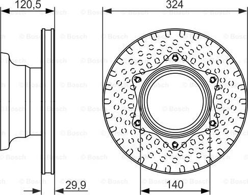 BOSCH 0 986 479 600 - Bremžu diski www.autospares.lv