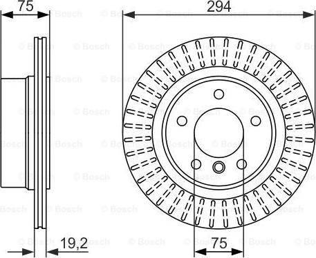 BOSCH 0 986 479 670 - Тормозной диск www.autospares.lv