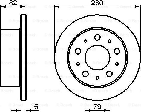 BOSCH 0 986 479 066 - Brake Disc www.autospares.lv