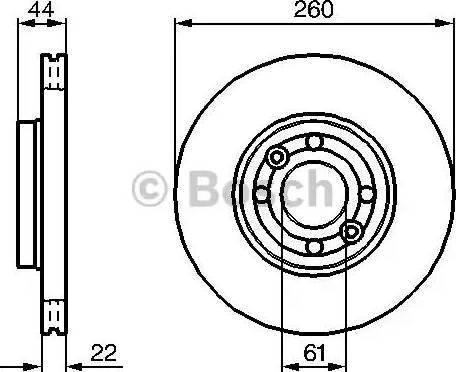 BOSCH 0 986 479 080 - Bremžu diski www.autospares.lv