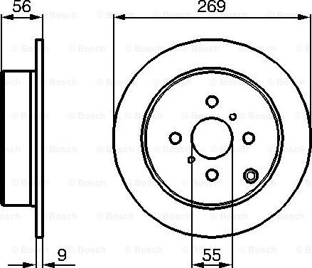 BOSCH 0 986 479 087 - Bremžu diski www.autospares.lv