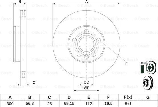 BOSCH 0 986 479 037 - Bremžu diski www.autospares.lv