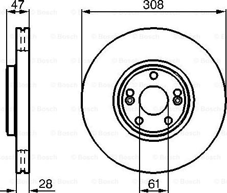 BOSCH 0 986 479 198 - Bremžu diski www.autospares.lv