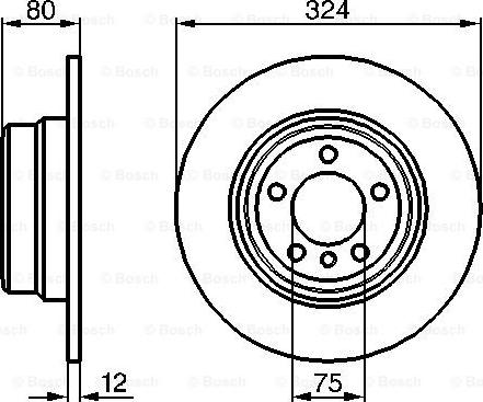 BOSCH 0 986 479 167 - Bremžu diski www.autospares.lv