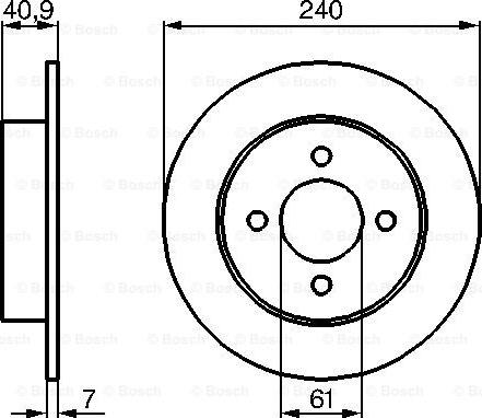 BOSCH 0 986 479 104 - Bremžu diski www.autospares.lv