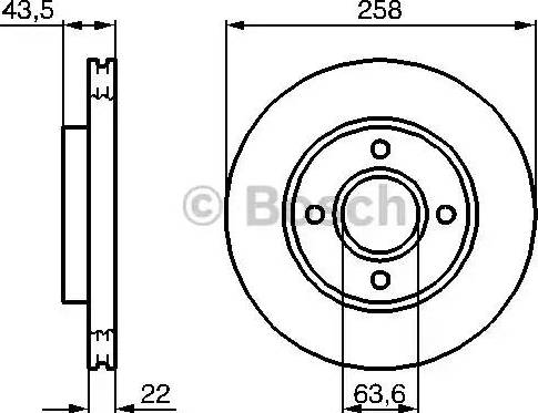 BOSCH 0 986 479 129 - Bremžu diski www.autospares.lv