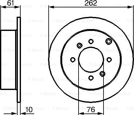 BOSCH 0 986 479 125 - Bremžu diski www.autospares.lv