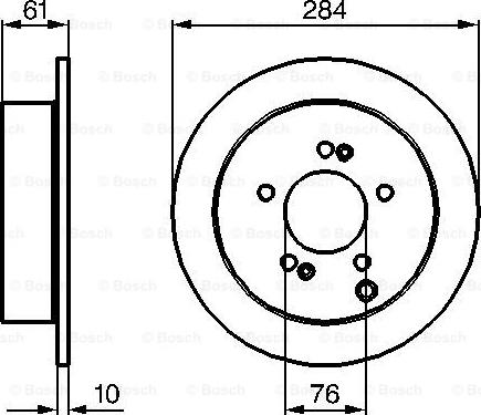 BOSCH 0 986 479 126 - Bremžu diski www.autospares.lv