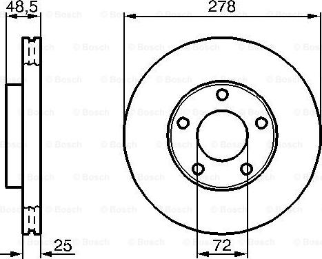 BOSCH 0 986 479 179 - Bremžu diski www.autospares.lv