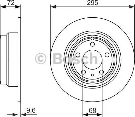 BOSCH 0 986 479 892 - Bremžu diski www.autospares.lv