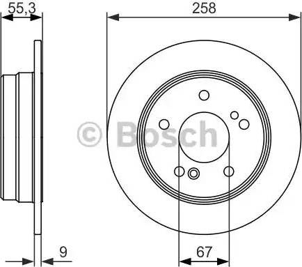 BOSCH 0 986 479 848 - Bremžu diski www.autospares.lv