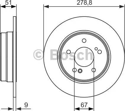 BOSCH 0 986 479 854 - Bremžu diski www.autospares.lv