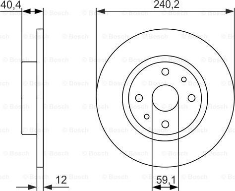 BOSCH 0 986 479 858 - Bremžu diski www.autospares.lv