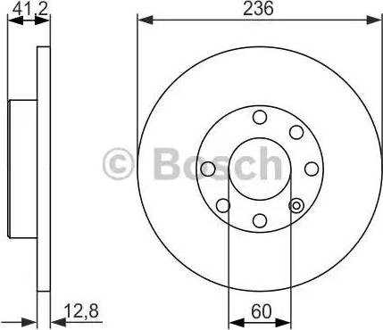 BOSCH 0 986 479 830 - Bremžu diski autospares.lv