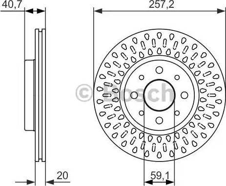 BOSCH 0 986 479 875 - Brake Disc www.autospares.lv