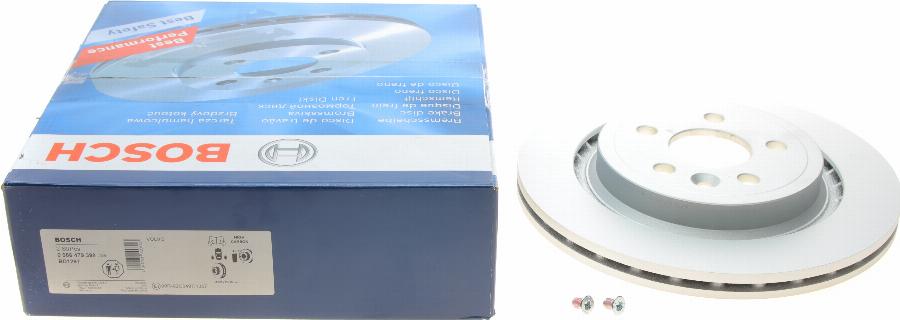 BOSCH 0 986 479 398 - Bremžu diski www.autospares.lv