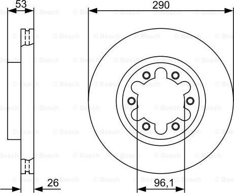 BOSCH 0 986 479 355 - Bremžu diski autospares.lv