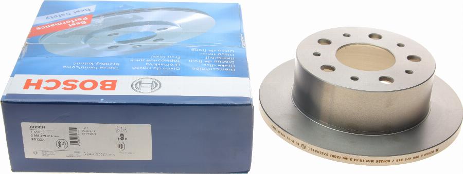 BOSCH 0 986 479 316 - Brake Disc www.autospares.lv