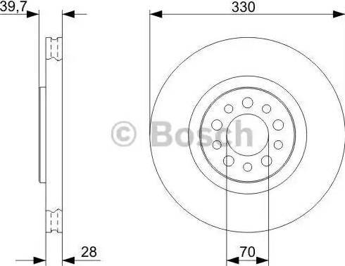 BOSCH 0 986 479 324 - Bremžu diski www.autospares.lv