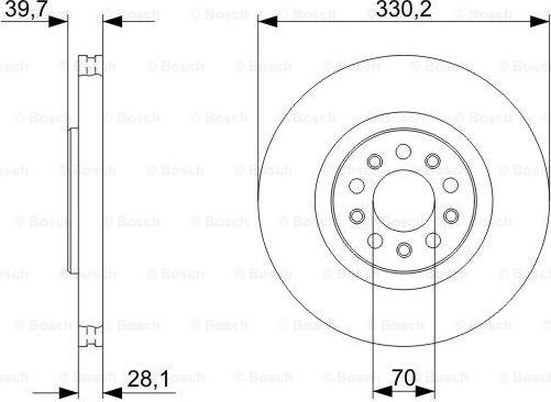 BOSCH 0 986 479 290 - Bremžu diski www.autospares.lv