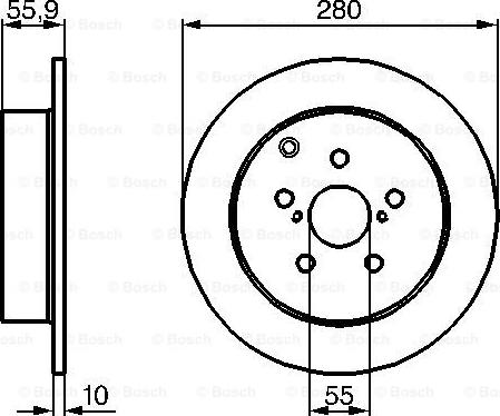 BOSCH 0 986 479 242 - Bremžu diski www.autospares.lv