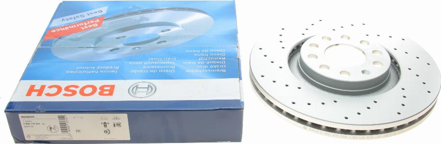 BOSCH 0 986 479 258 - Bremžu diski autospares.lv