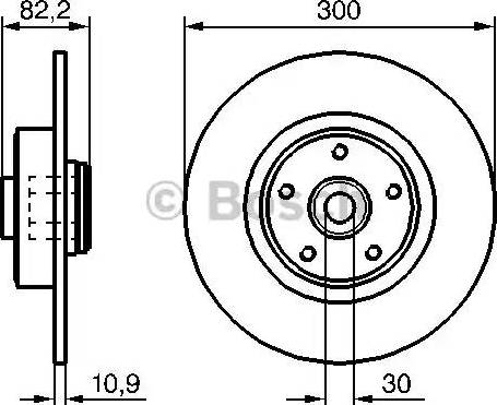 BOSCH 0 986 479 272 - Bremžu diski www.autospares.lv