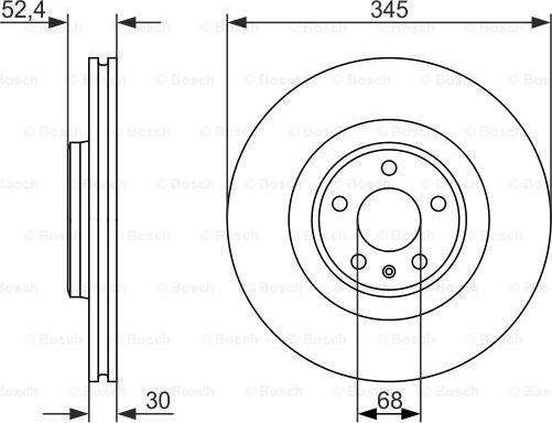 BOSCH 0 986 479 747 - Bremžu diski www.autospares.lv