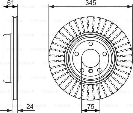 BOSCH 0 986 479 729 - Bremžu diski www.autospares.lv