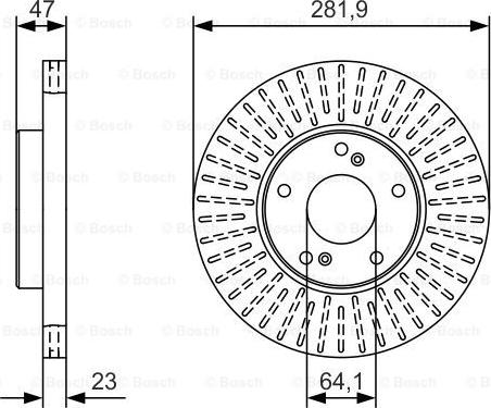 BOSCH 0 986 479 A99 - Bremžu diski www.autospares.lv