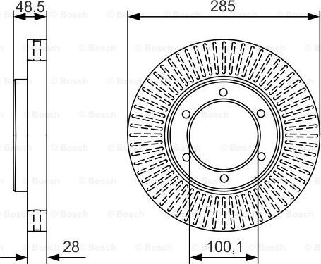 BOSCH 0 986 479 A95 - Bremžu diski www.autospares.lv