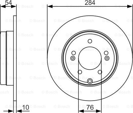 BOSCH 0 986 479 A45 - Bremžu diski www.autospares.lv