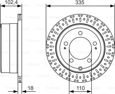 BOSCH 0 986 479 A61 - Bremžu diski www.autospares.lv