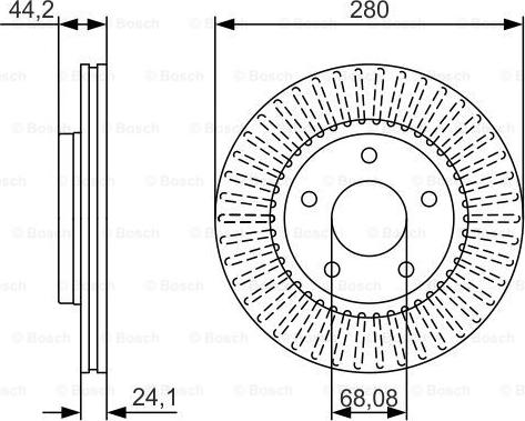 BOSCH 0 986 479 A19 - Bremžu diski www.autospares.lv