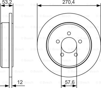 BOSCH 0 986 479 A80 - Bremžu diski www.autospares.lv