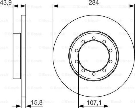 BOSCH 0 986 479 A34 - Bremžu diski www.autospares.lv