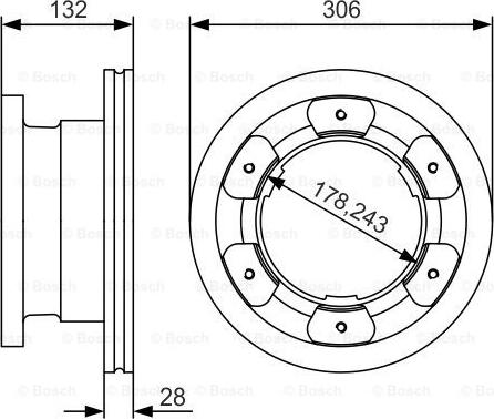 BOSCH 0 986 479 A35 - Bremžu diski www.autospares.lv